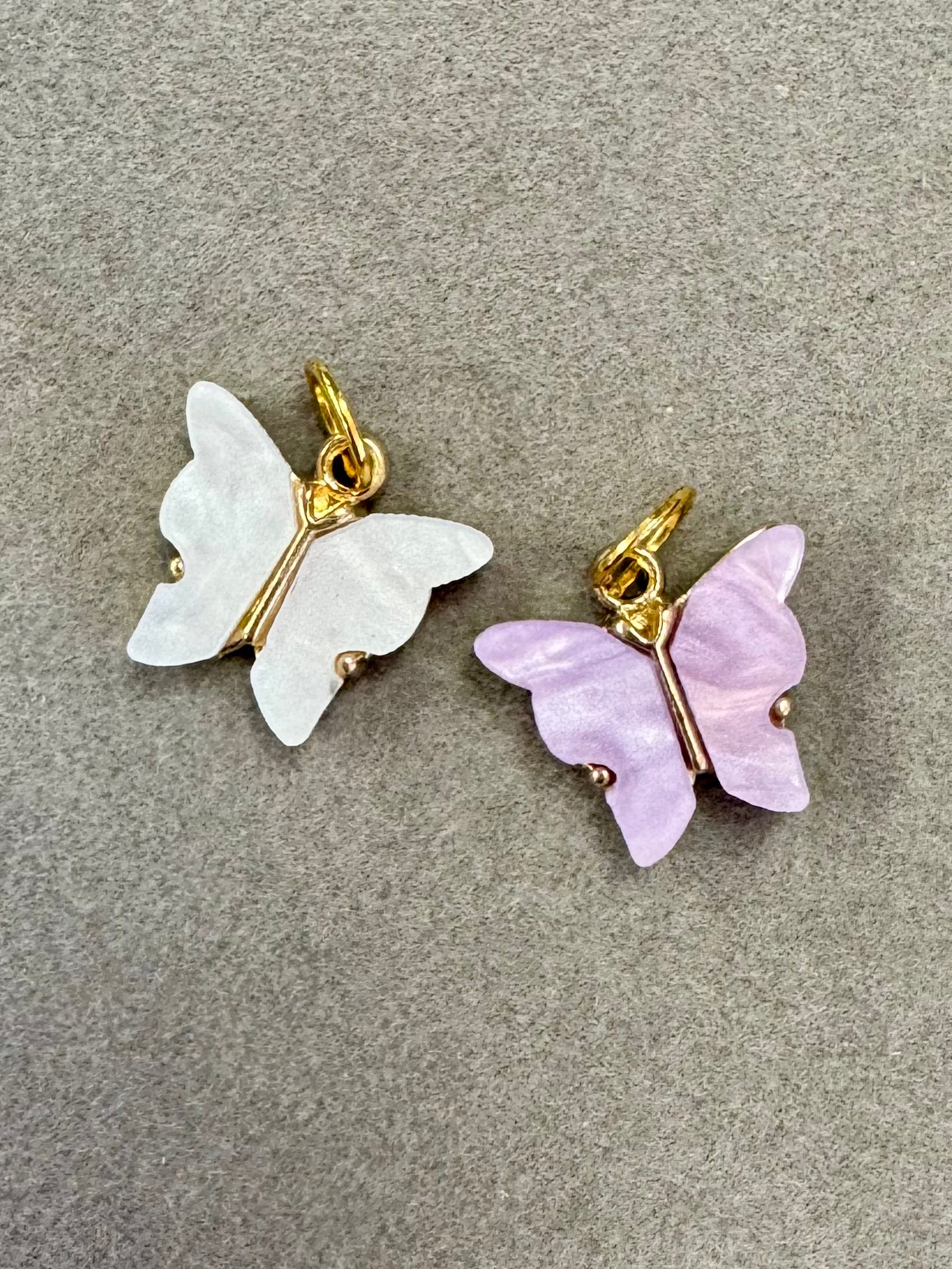 Purple Butterfly Charm
