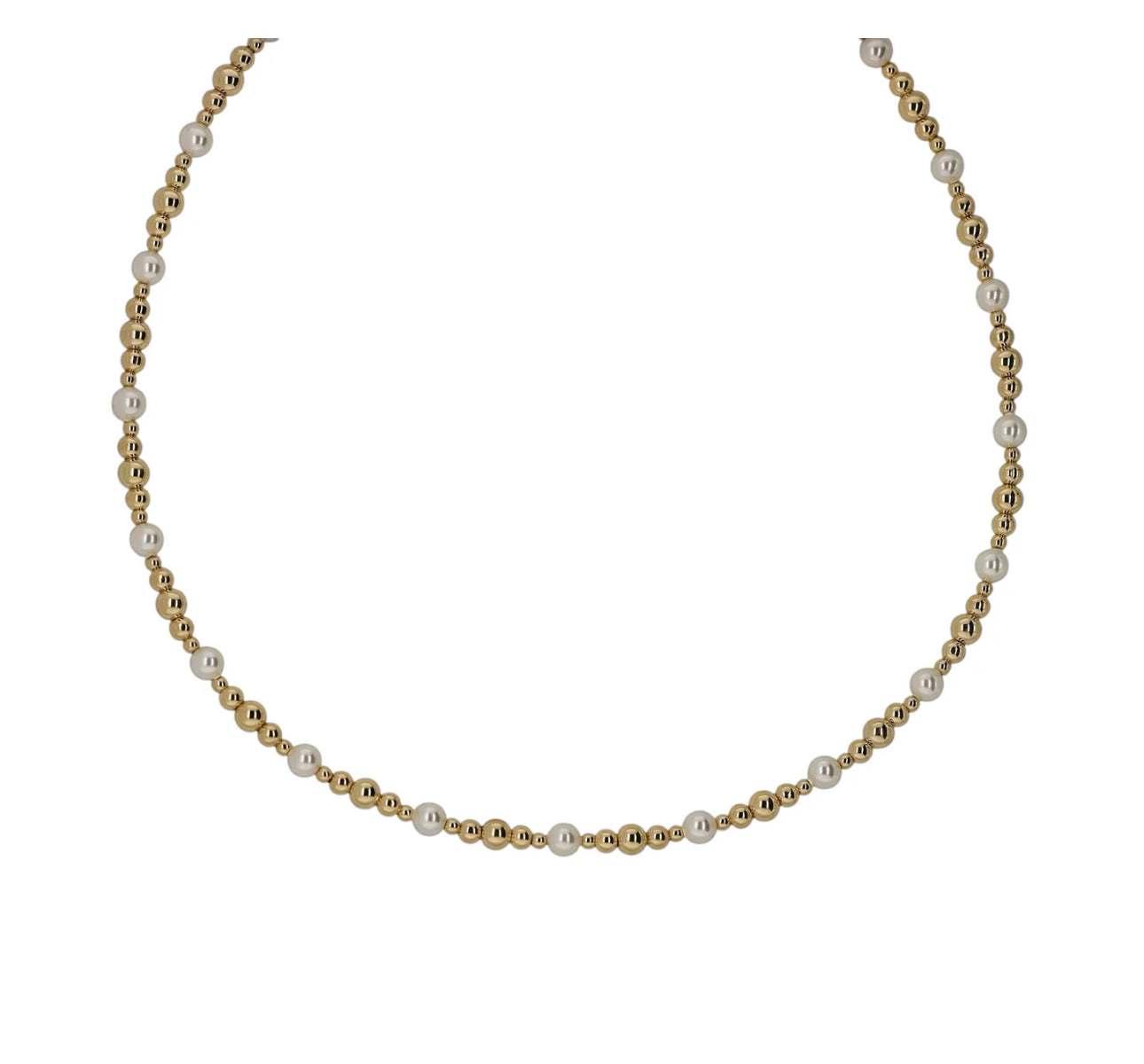 "HEATHER" TARNISH-PROOF/WATERPROOF BEADED CHOKER