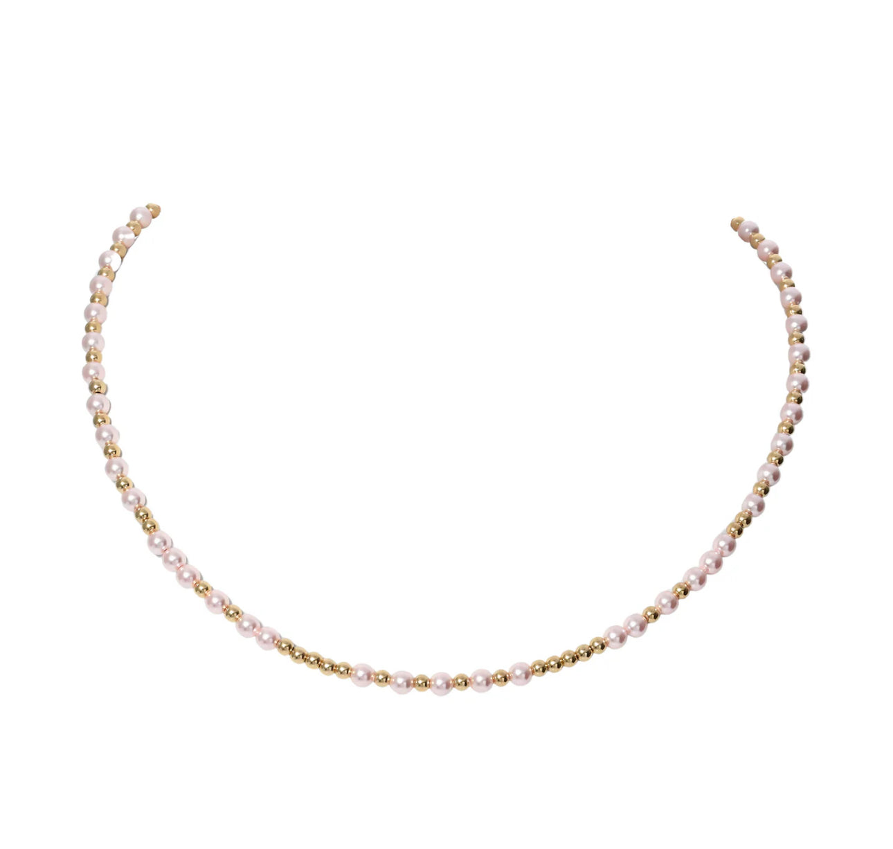 "MELANIE" 14K GOLD-FILLED & PEARL BEADED CHOKER/NECKLACE
