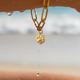 Gold Forever Paw Print Charm | Waterproof Stainless Steel