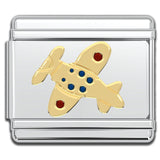 Italian Bracelet Charm - Airplane