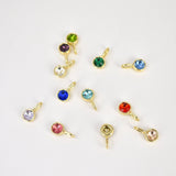 Bezel Set Birthstone Charms