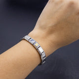 Italian Bracelet Charm - Peace Sign (Gold)