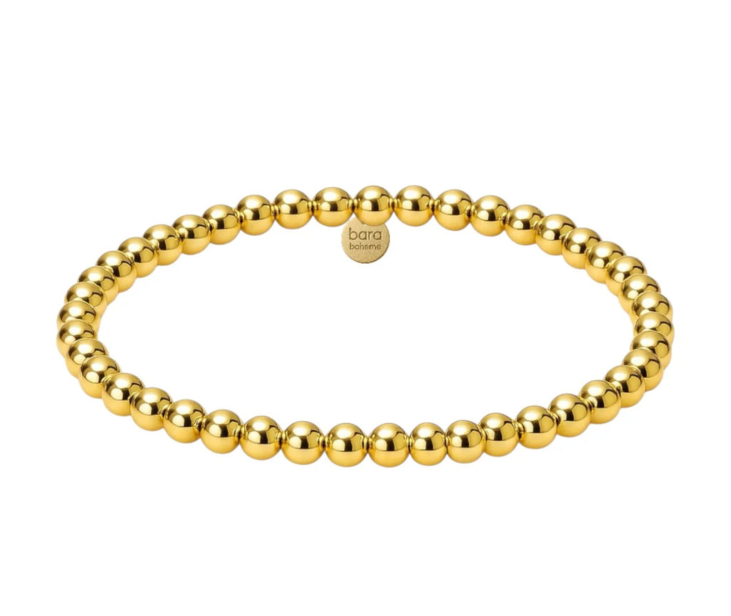 CLASSIC 4MM | GOLD FILLED BEADED BRACELET