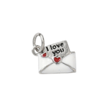 Transparent I Love You Charm 