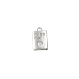 Transparent Silver Passport to Travel Charm 