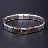 Italian Charm Bracelet Charms - Piano Music Links