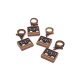 Front of the Math Lesson Lanyard Charm