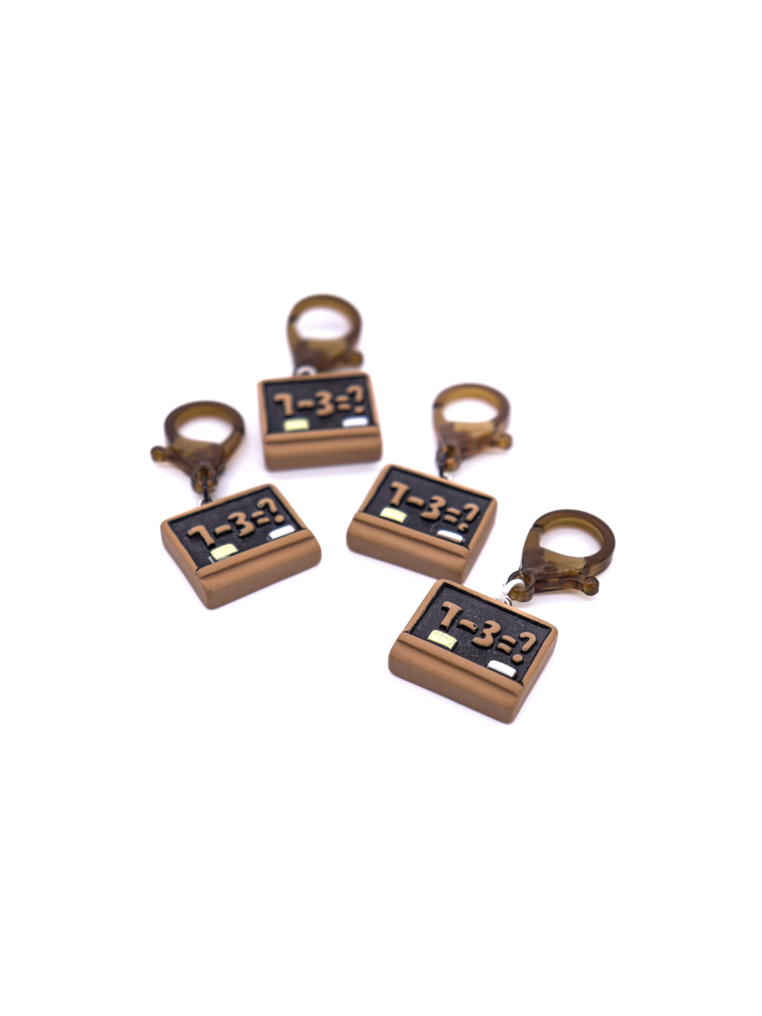 Front of the Math Lesson Lanyard Charm