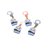 Front of the Sassy Pencil Lanyard Charm