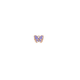 Purple Dainty Butterfly Charm