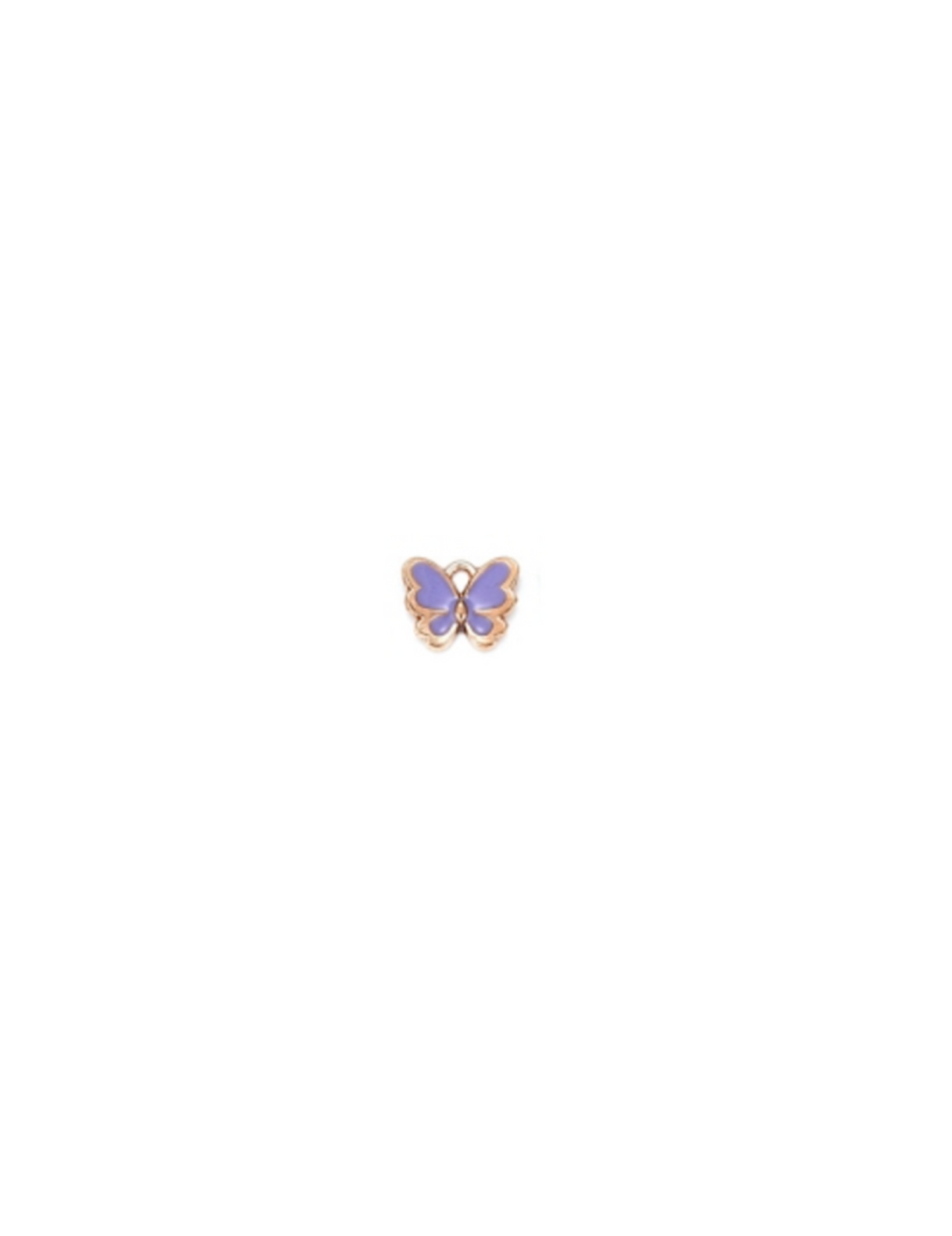 Purple Dainty Butterfly Charm