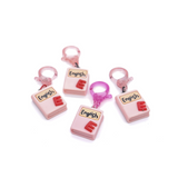 Front of the English Book Lanyard Charm