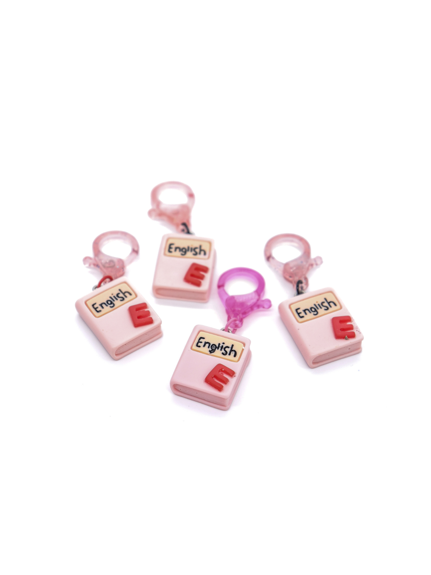 Front of the English Book Lanyard Charm