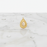 Inner Glow Teardrop Charm | Waterproof Stainless Steel