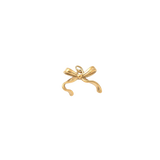 Gold Lovely Ribbon Bow Charm | Waterproof Stainless Steel