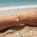Gold Imperial Vintage Coin Charm | Waterproof Stainless Steel