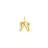 Gold Pinky Promise Charm | Waterproof Stainless Steel
