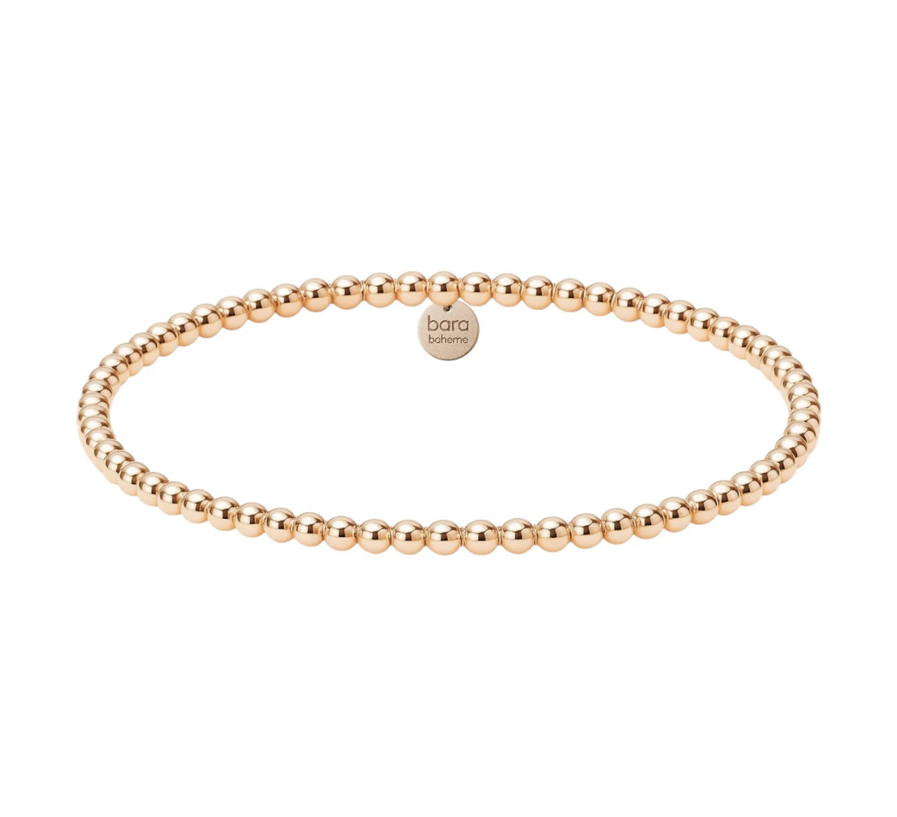 CLASSIC 3MM | GOLD FILLED BEADED BRACELET