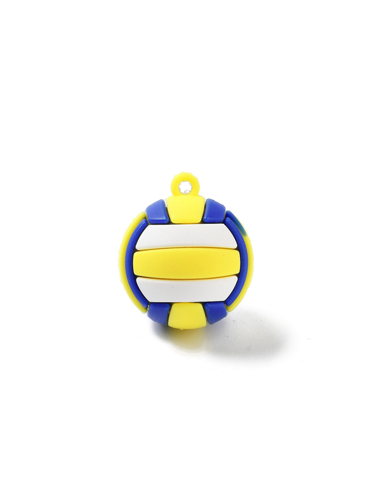 Front of Volleyball Lanyard Charm