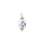 Transparent Silver Blue Lotus Whisper Charm 