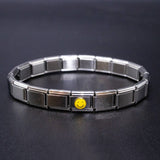 Italian Charm Bracelet Charms - Emoji Smiley Face