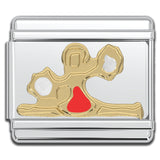 Italian Bracelet Charm - CHEERLEADER