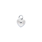 Back View of the Silver Radiate Love Charm