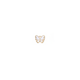 White Dainty Butterfly Charm