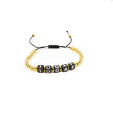 Beaded Adjustable Mantra Bracelets