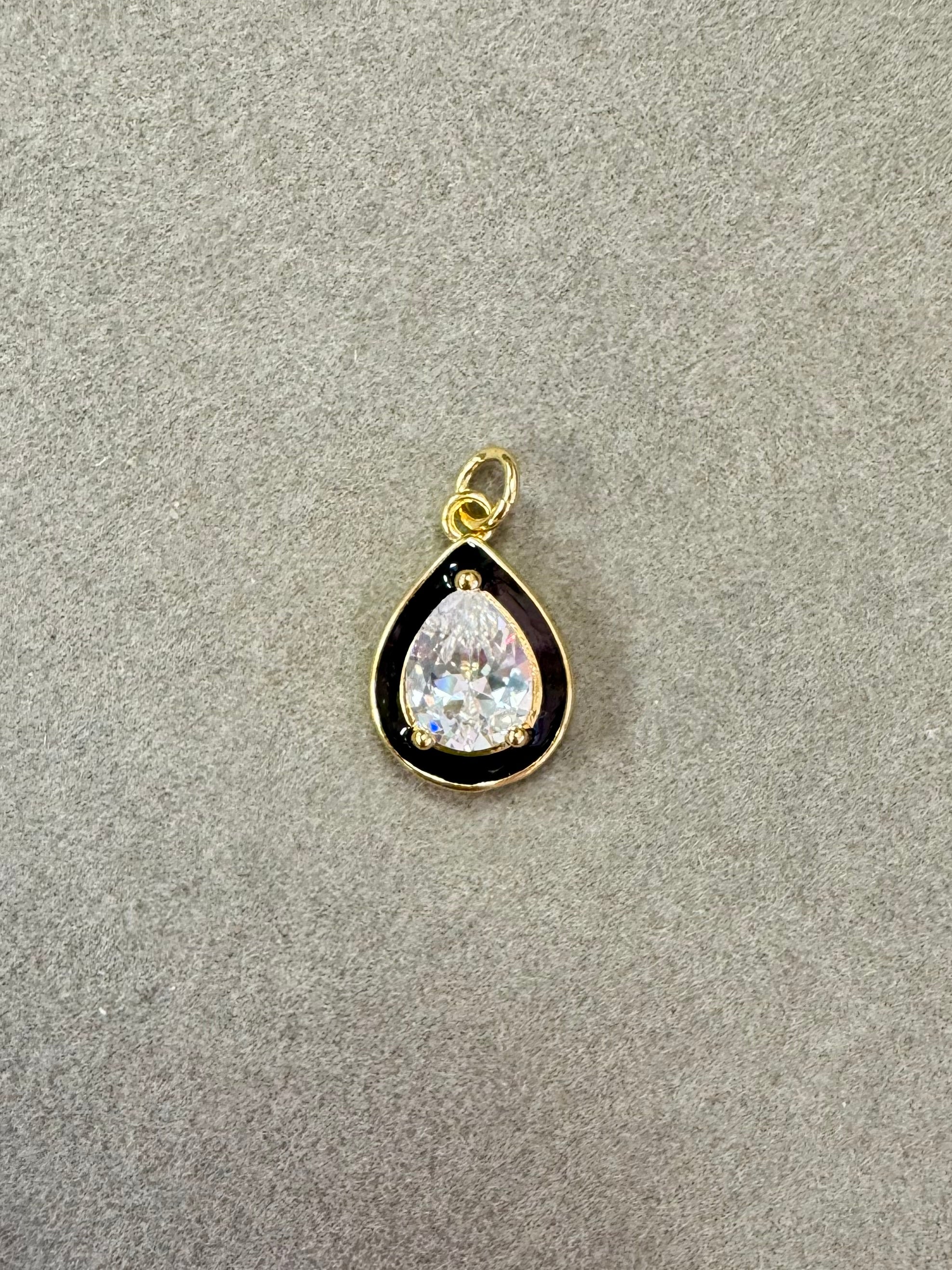 Black Bling Charm