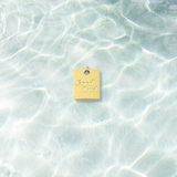 Gold Good Luck Square Charm | Waterproof Stainless Steel