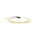 Beaded Adjustable Mantra Bracelets