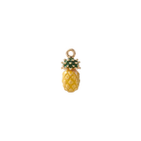 Gold Sunny Paradise Pineapple Charm