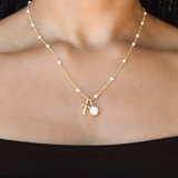 Pearl Chain Necklace - Threader Chain for Charms and Initials