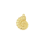 Gold Nautilus Shell Charm | Waterproof Stainless Steel