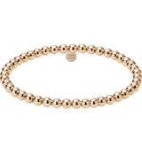 CLASSIC 4MM | GOLD FILLED BEADED BRACELET