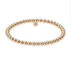 CLASSIC 4MM | GOLD FILLED BEADED BRACELET