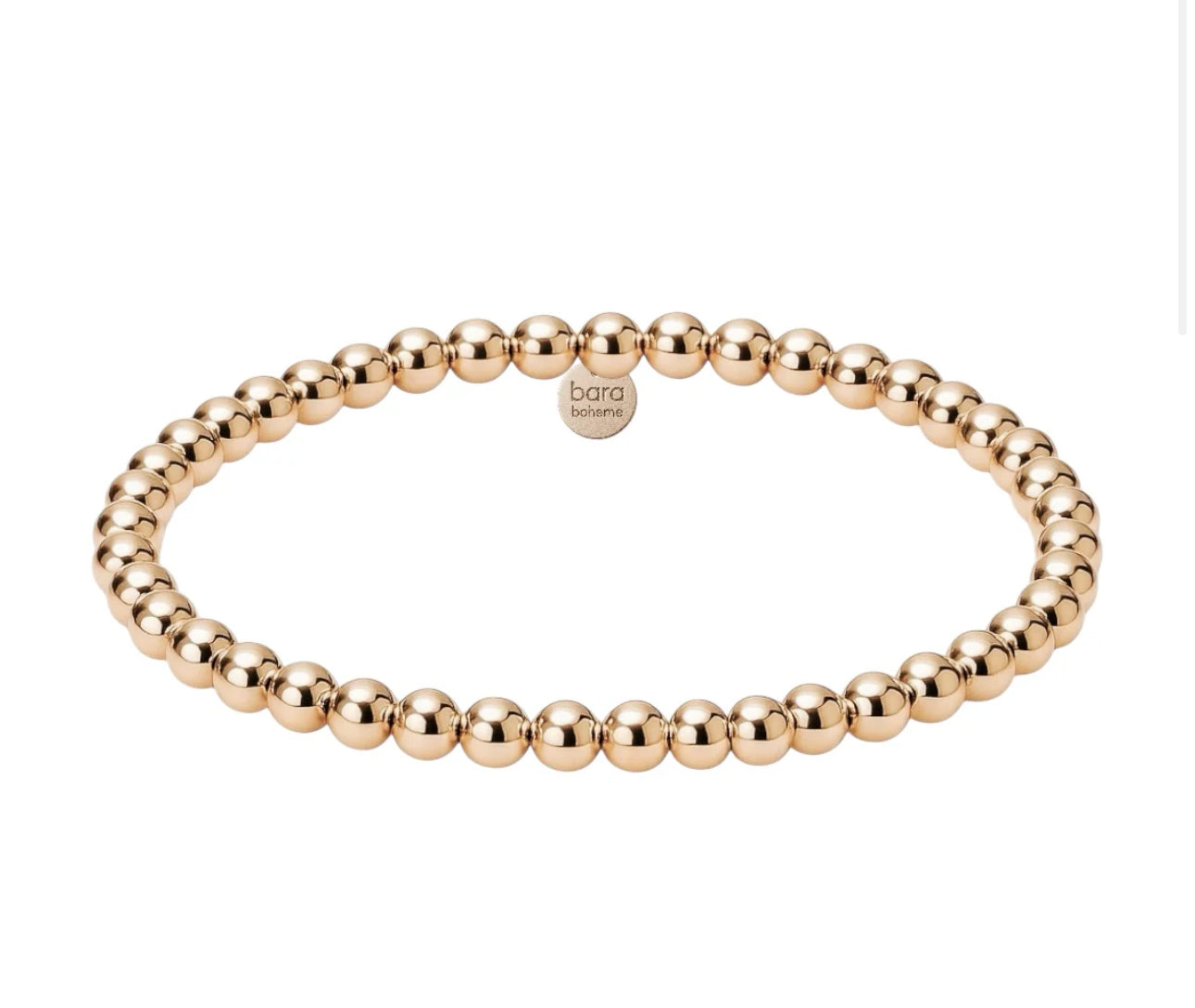 CLASSIC 4MM | GOLD FILLED BEADED BRACELET
