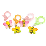 Front of four Busy Bee Lanyard Charm