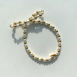 On Knox Bow Bracelet - Metal and Pearl