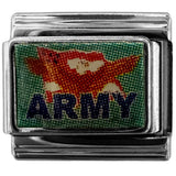 Italian Bracelet Charm - US Army
