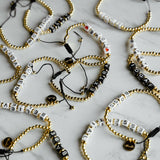 Beaded Adjustable Mantra Bracelets