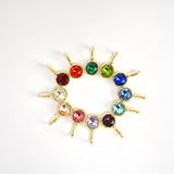 Bezel Set Birthstone Charms