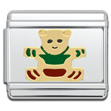 Italian Bracelet Charm - Teddy Bear