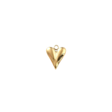 Gold Simple Love Heart Charm | Waterproof Stainless Steel