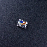 Italian Charms - USA Heart Flag