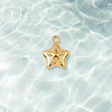 Gold Mini Star Charm | Waterproof Stainless Steel