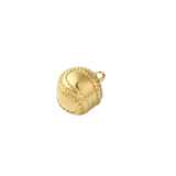 Gold Baseball Charm