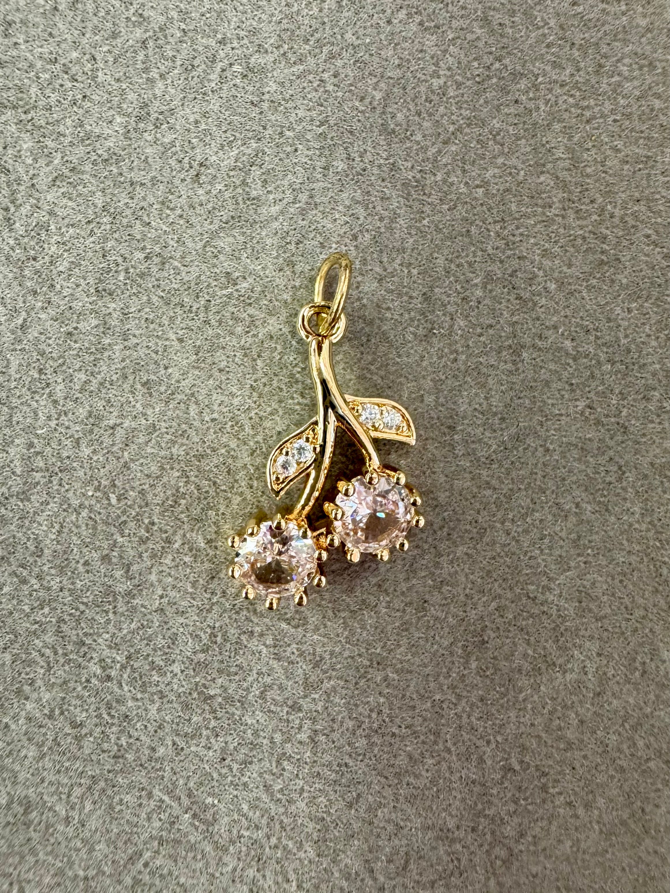 Clear Cherries Charm